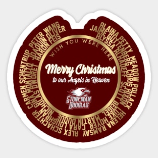 Stoneman Douglas Christmas Keepsake Sticker